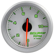 AutoMeter 9197-UL - 2-1/16" TACH, 0-10,000 RPM, AIRDRIVE, SILVER 6