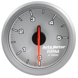 AutoMeter 9198-UL - 2-1/16" TACH, 0-5,000 RPM, AIRDRIVE, SILVER 11