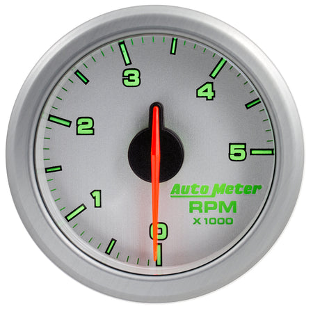 AutoMeter 9198-UL - 2-1/16" TACH, 0-5,000 RPM, AIRDRIVE, SILVER 6