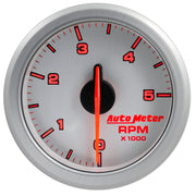AutoMeter 9198-UL - 2-1/16" TACH, 0-5,000 RPM, AIRDRIVE, SILVER 5