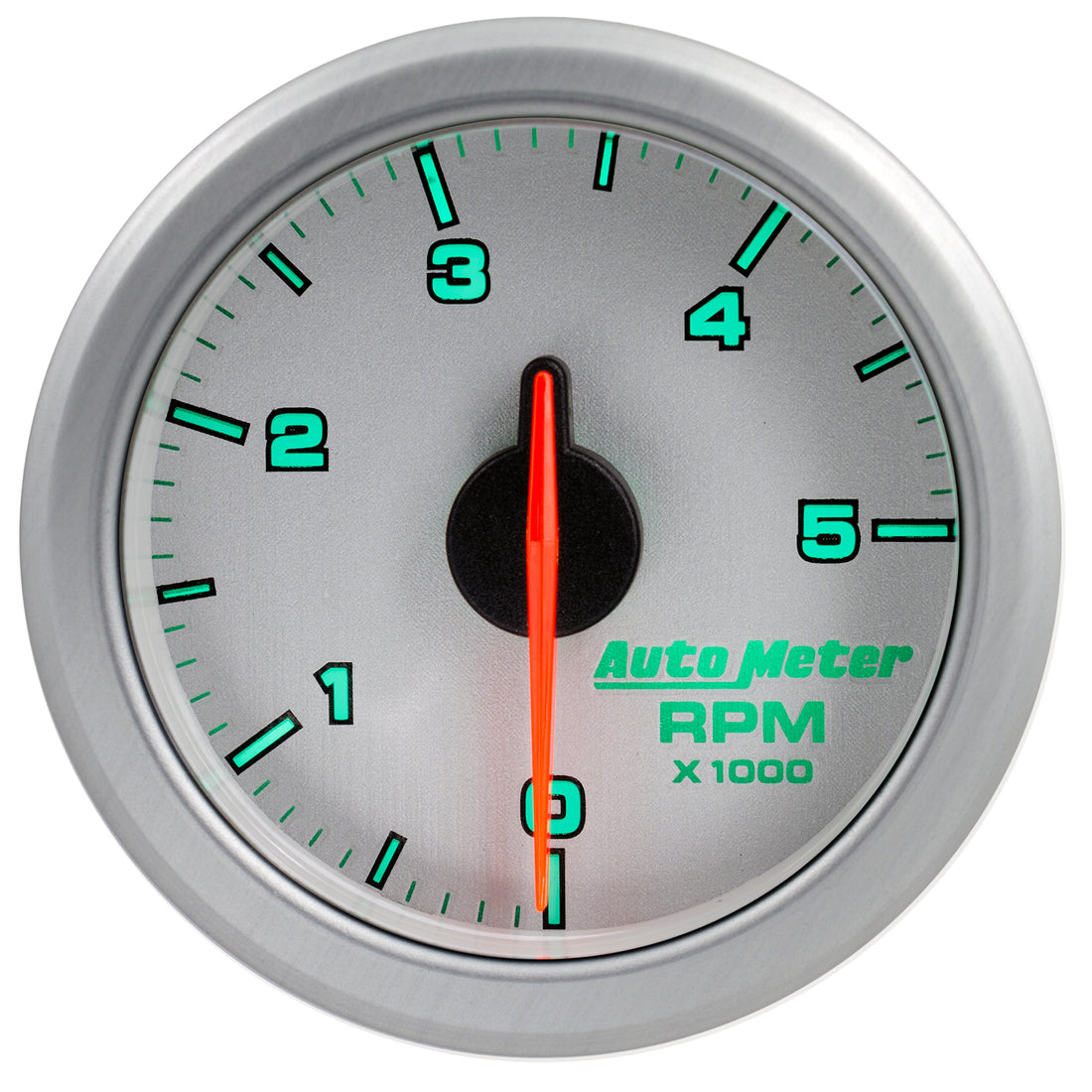 AutoMeter 9198-UL - 2-1/16" TACH, 0-5,000 RPM, AIRDRIVE, SILVER 7