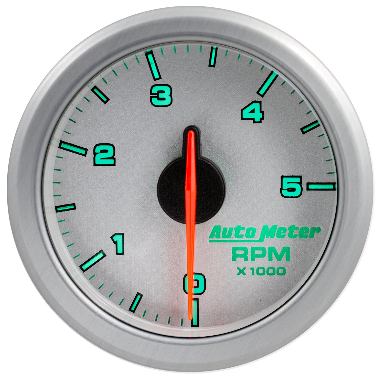 AutoMeter 9198-UL - 2-1/16" TACH, 0-5,000 RPM, AIRDRIVE, SILVER 7