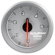 AutoMeter 9198-UL - 2-1/16" TACH, 0-5,000 RPM, AIRDRIVE, SILVER 3