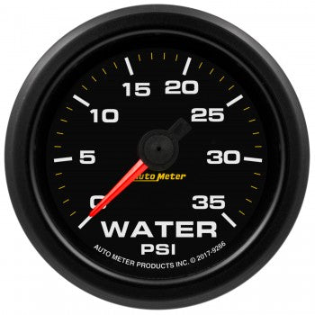 AutoMeter 9266 - GAUGE, WATER PRESS, 2 1/16", 35PSI, STEPPER MOTOR W/WARN, EXTREME ENVIRONMENT 5
