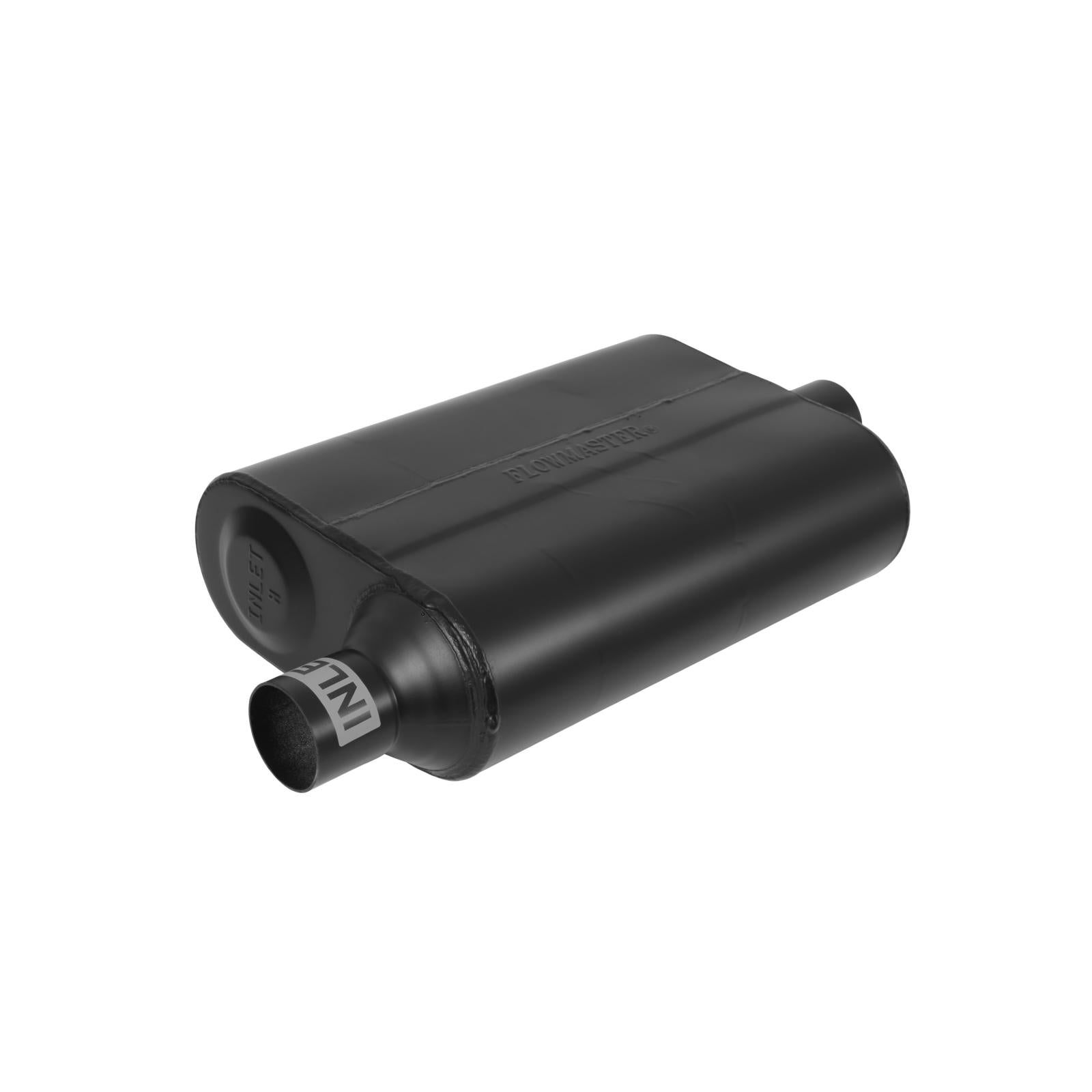 Flowmaster 942041 - 40 Series Delta Flow Chambered Muffler 40 Delta Flow 2.00 Offset In 2.00 Center Out Aggressive Sound Flowmaster 1