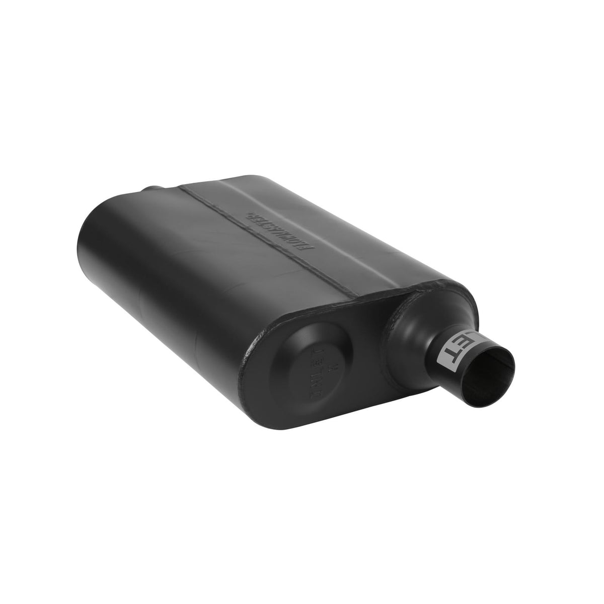 Flowmaster 942041 - 40 Series Delta Flow Chambered Muffler 40 Delta Flow 2.00 Offset In 2.00 Center Out Aggressive Sound Flowmaster 2