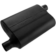Flowmaster 942043 - 40 Series Delta Flow Chambered Muffler 40 Delta Flow 2.00 Offset In 2.00 Offset Out Aggressive Sound Flowmaster 4