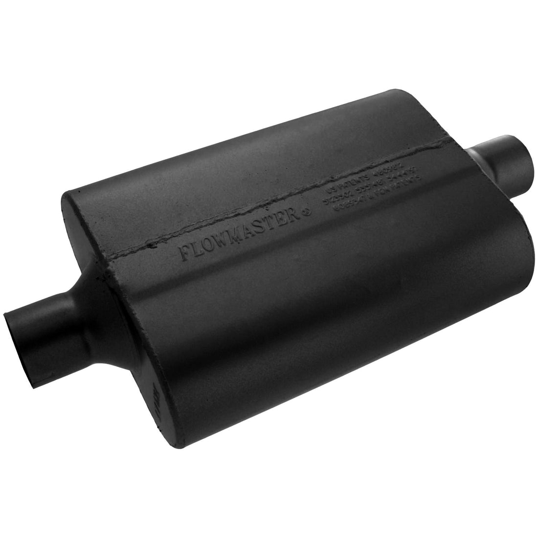 Flowmaster 942440 - 40 Series Delta Flow Chambered Muffler 40 Delta Flow 2.25 Center In 2.25 Center Out Aggressive Sound Flowmaster 1