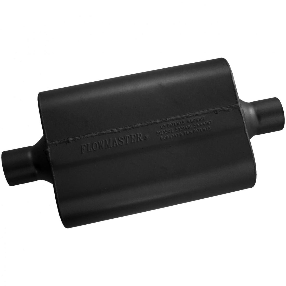 Flowmaster 942440 - 40 Series Delta Flow Chambered Muffler 40 Delta Flow 2.25 Center In 2.25 Center Out Aggressive Sound Flowmaster 2