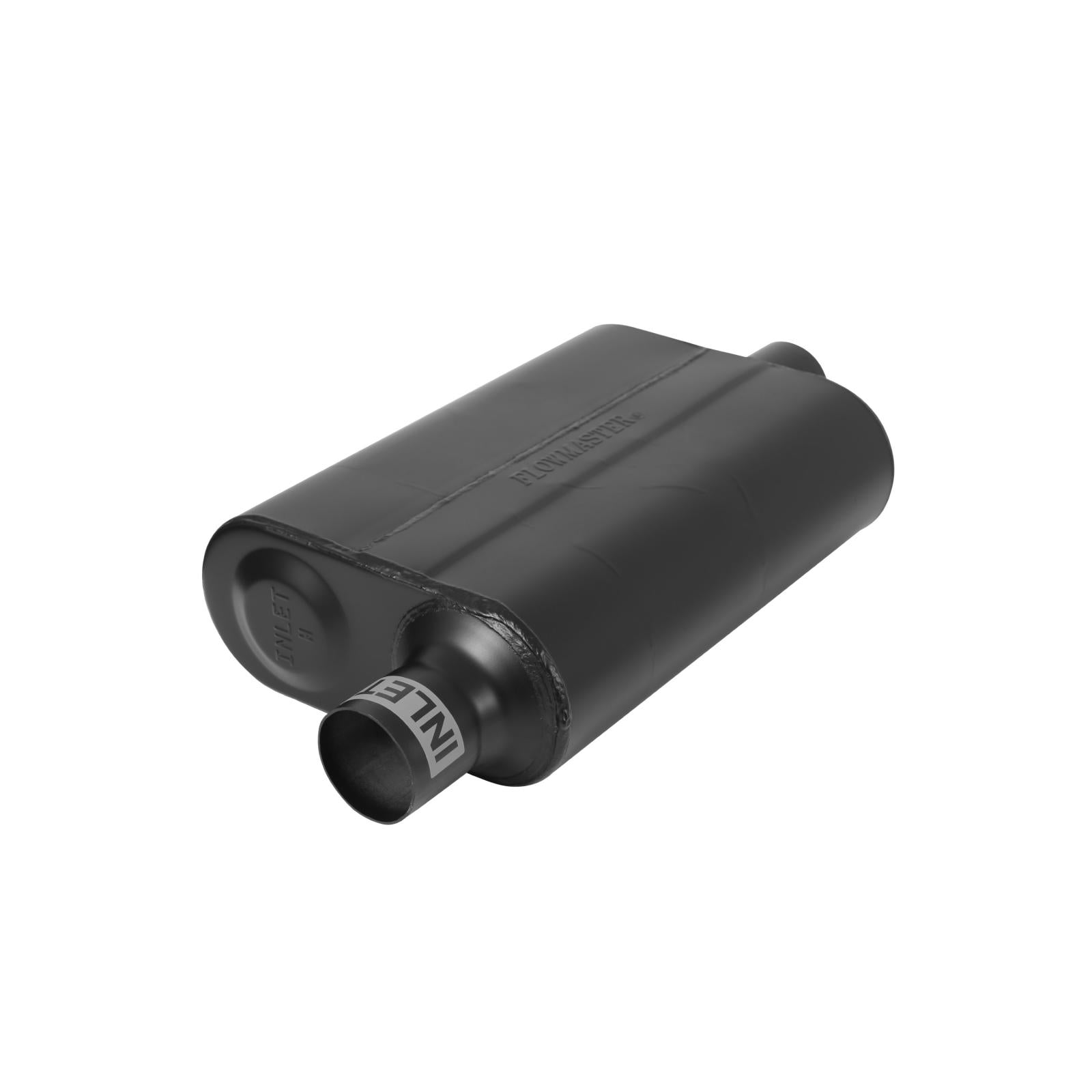 Flowmaster 942441 - 40 Series Delta Flow Chambered Muffler 40 Delta Flow 2.25 Offset In 2.25 Center Out Aggressive Sound Flowmaster 1