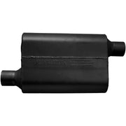 Flowmaster 942443 - 40 Series Delta Flow Chambered Muffler 40 Delta Flow 2.25 Offset In 2.25 Offset Out Aggressive Sound Flowmaster 2