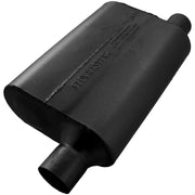 Flowmaster 942444 - 40 Series Delta Flow Chambered Muffler 40 Delta Flow 2.25 Offset In 2.25 Same Side Out -Aggressive Sound Flowmaster 1