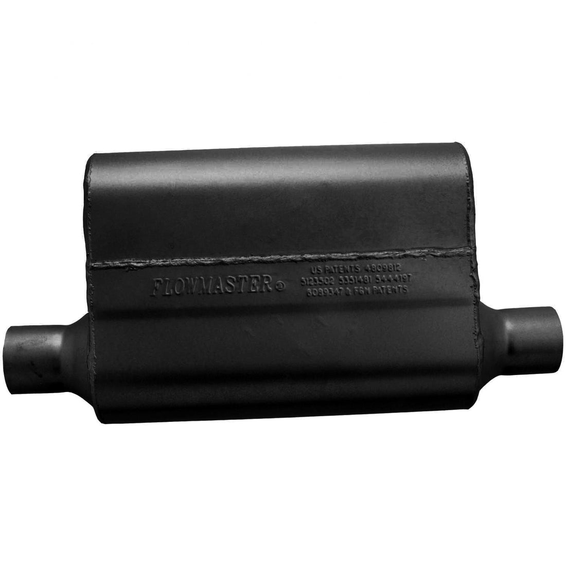 Flowmaster 942444 - 40 Series Delta Flow Chambered Muffler 40 Delta Flow 2.25 Offset In 2.25 Same Side Out -Aggressive Sound Flowmaster 2
