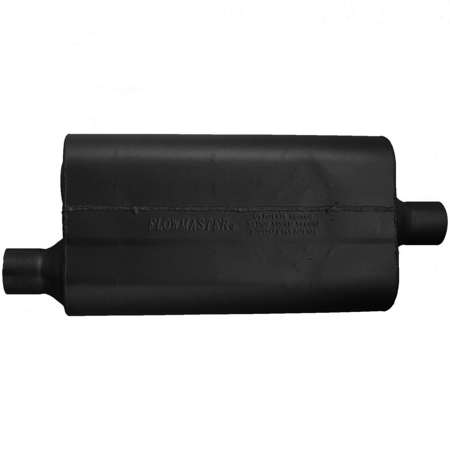 Flowmaster 942451 - 50 Series Delta Flow Chambered Muffler 50 Delta Flow 2.25 Offset In 2.25 Center Out Moderate Sound Flowmaster 2