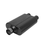 Flowmaster 9425400 - 40 Series Delta Flow Chambered Muffler 40 Delta Flow 2.50 Center In 2.50 Dual Out Aggressive Sound Flowmaster 1