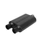 Flowmaster 9425400 - 40 Series Delta Flow Chambered Muffler 40 Delta Flow 2.50 Center In 2.50 Dual Out Aggressive Sound Flowmaster 3