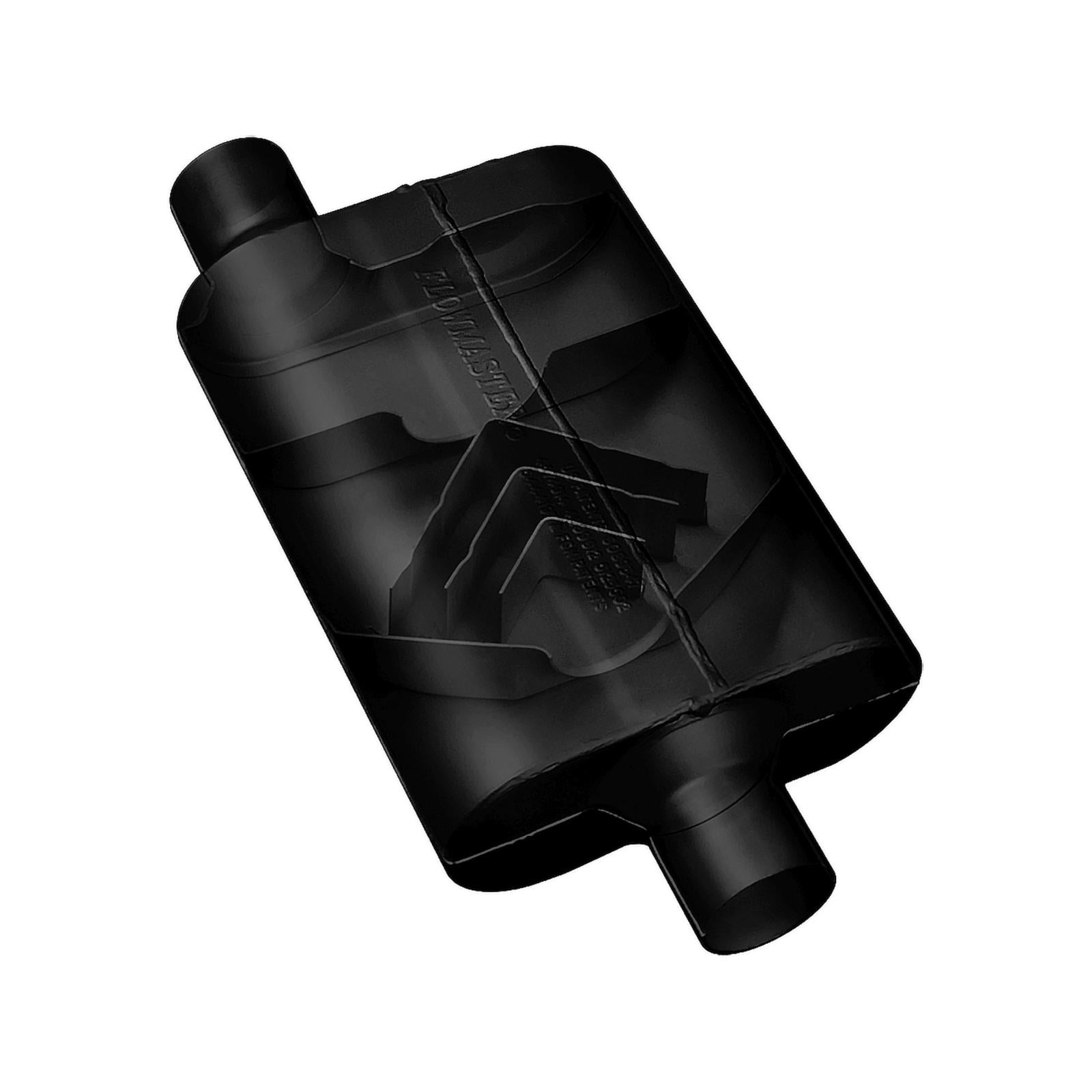 Flowmaster 942540 - 40 Series Delta Flow Chambered Muffler 40 Delta Flow 2.50 Center In 2.50 Center Out Aggressive Sound Flowmaster 3