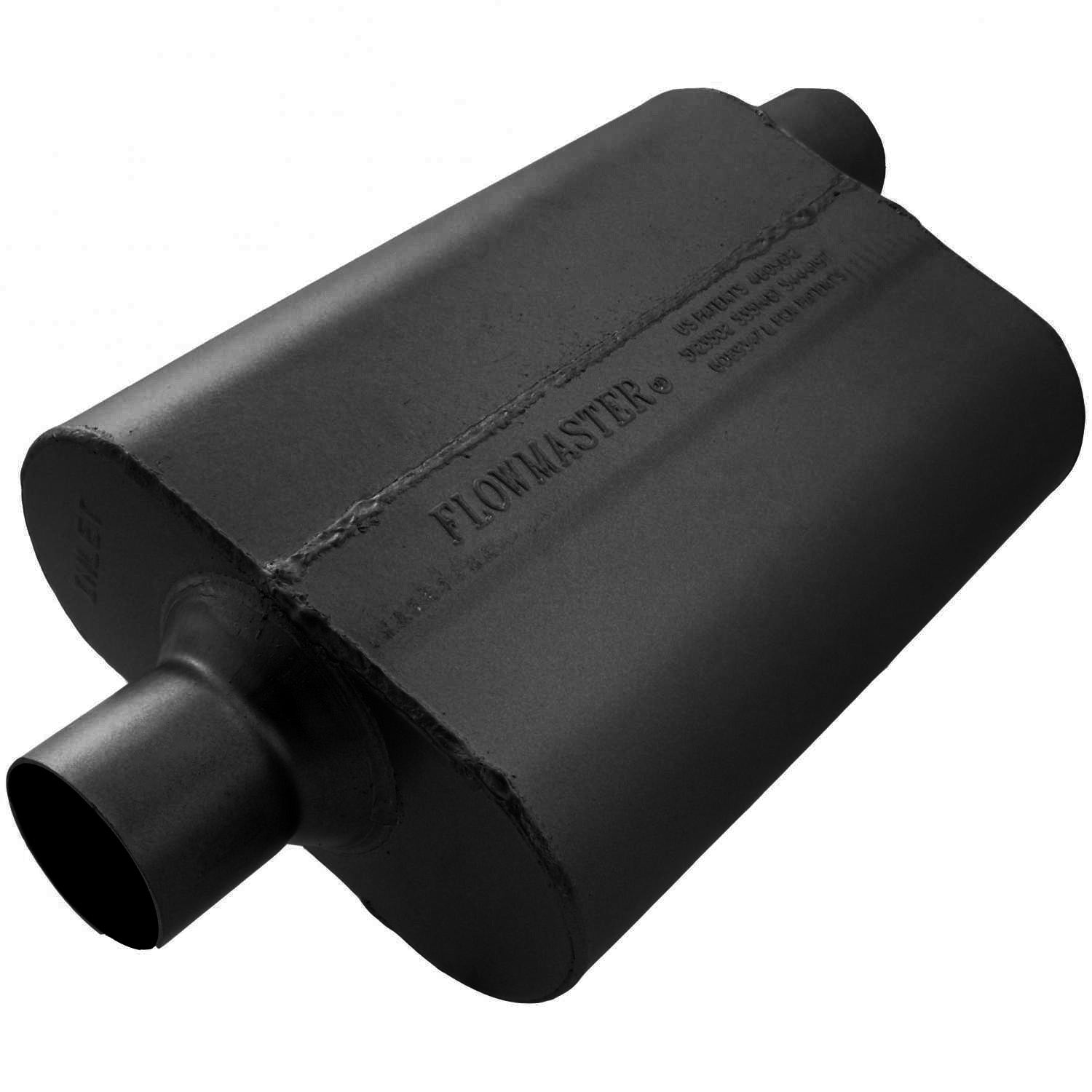 Flowmaster 942542 40 Series Delta Flow Chambered Muffler 2.50 Center In 2.50 Offset Out