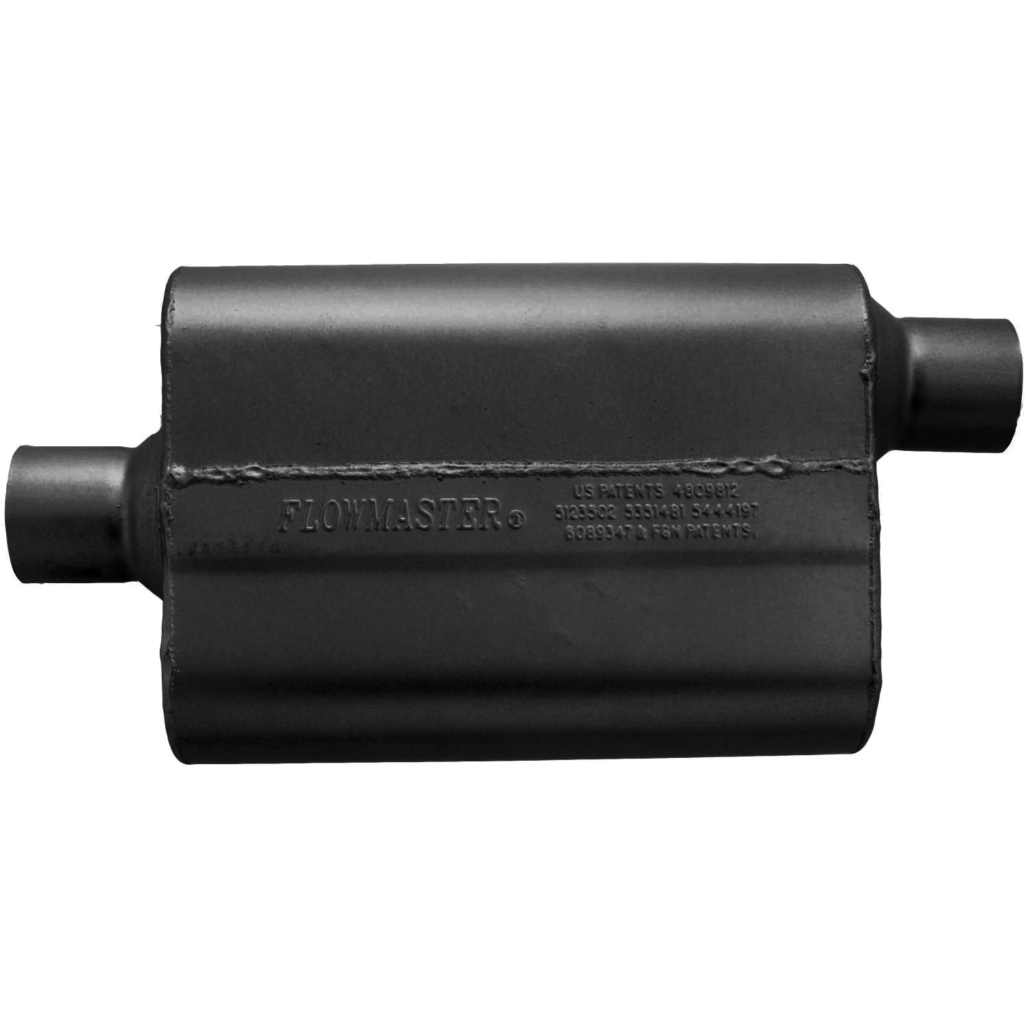 Flowmaster 942542 40 Series Delta Flow Chambered Muffler 2.50 Center In 2.50 Offset Out