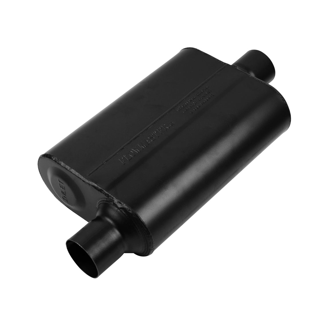 Flowmaster 942546 - Super 44 Series Chambered Muffler Super 44 2.50 Offset In 2.50 Center Out Aggressive Sound Flowmaster