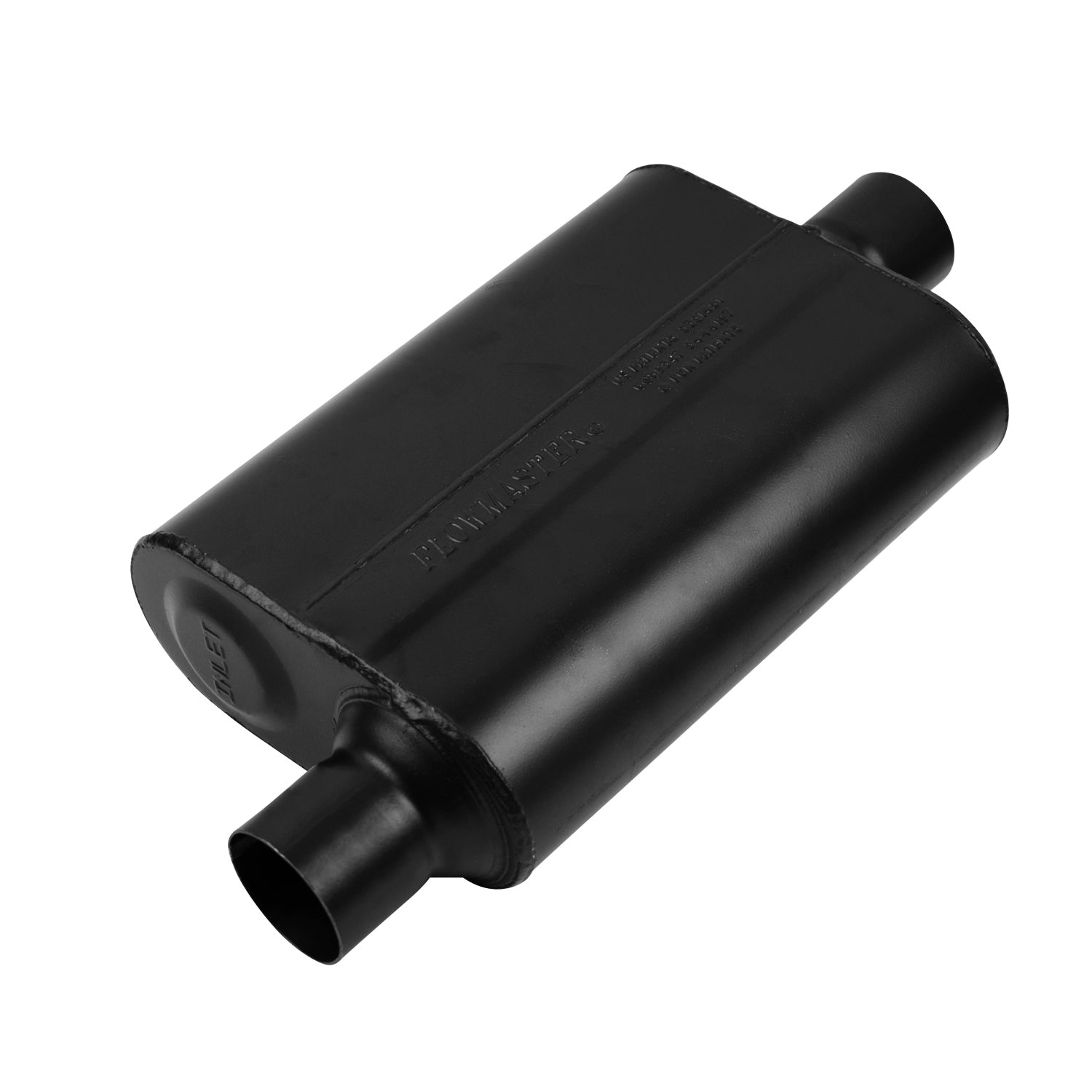 Flowmaster 942546 - Super 44 Series Chambered Muffler Super 44 2.50 Offset In 2.50 Center Out Aggressive Sound Flowmaster