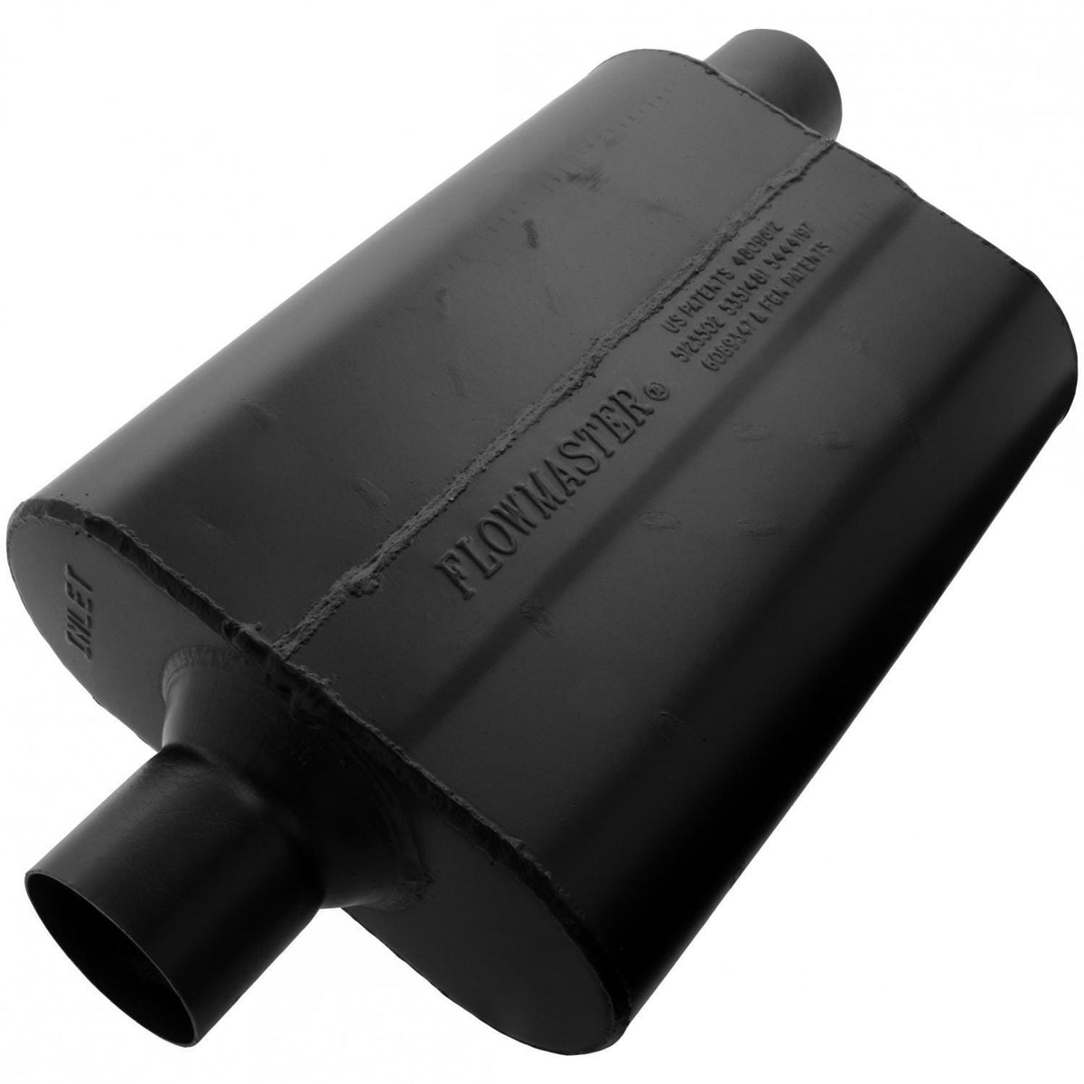 Flowmaster Exhaust Flowmaster 942547 - Super 44 Series Chambered Muffler Super 44 2.50 Center In 2.50 Offset Out Aggressive Sound Flowmaster