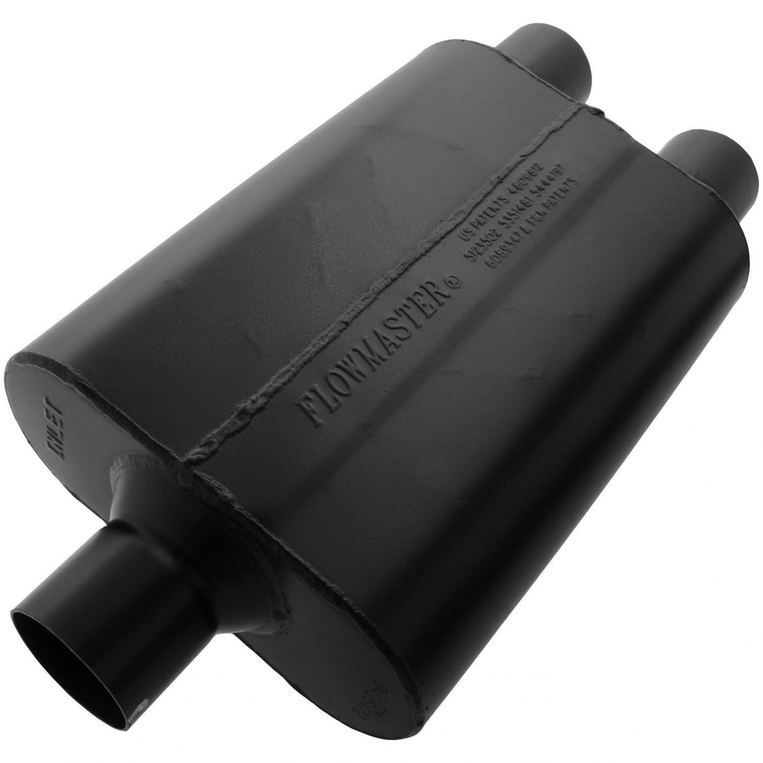 Flowmaster 9425472 - Super 44 Series Chambered Muffler Super 44 2.50 Center In 2.50 Dual Out Aggressive Sound Flowmaster