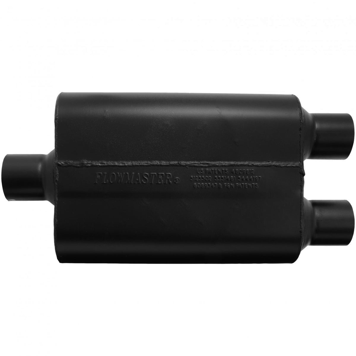 Flowmaster 9425472 - Super 44 Series Chambered Muffler Super 44 2.50 Center In 2.50 Dual Out Aggressive Sound Flowmaster