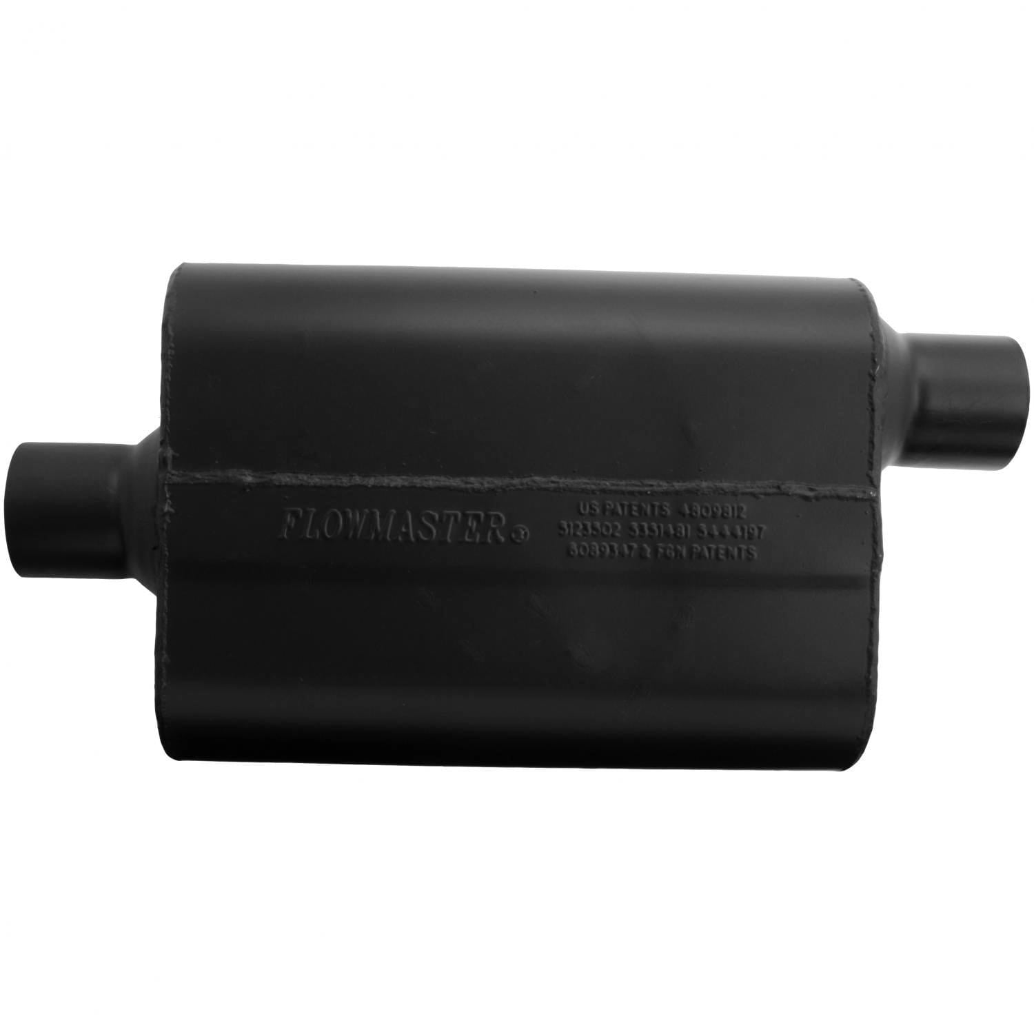 Flowmaster Exhaust Flowmaster 942547 - Super 44 Series Chambered Muffler Super 44 2.50 Center In 2.50 Offset Out Aggressive Sound Flowmaster