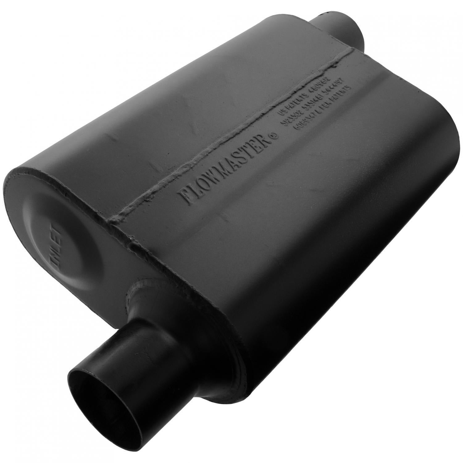 Flowmaster 942548 - Super 44 Series Chambered Muffler Super 44 2.50 Offset In 2.50 Offset Out Aggressive Sound Flowmaster