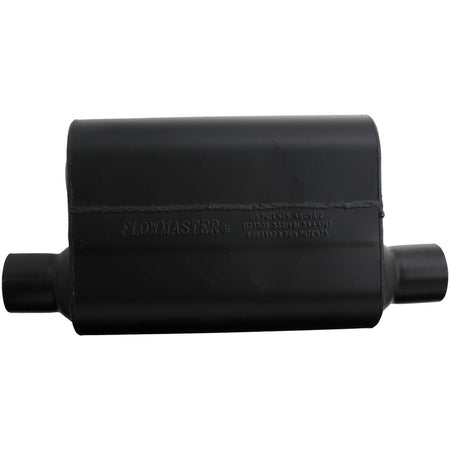 Flowmaster Exhaust Flowmaster 942549 - Super 44 Series Chambered Muffler Super 44 2.50 Offset In 2.50 Same Side Out Aggressive Sound Flowmaster