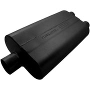 Flowmaster 9425502 - 50 Series Delta Flow Chambered Muffler 50 Delta Flow 2.50 Center In 2.00 Dual Out Moderate Sound Flowmaster 1