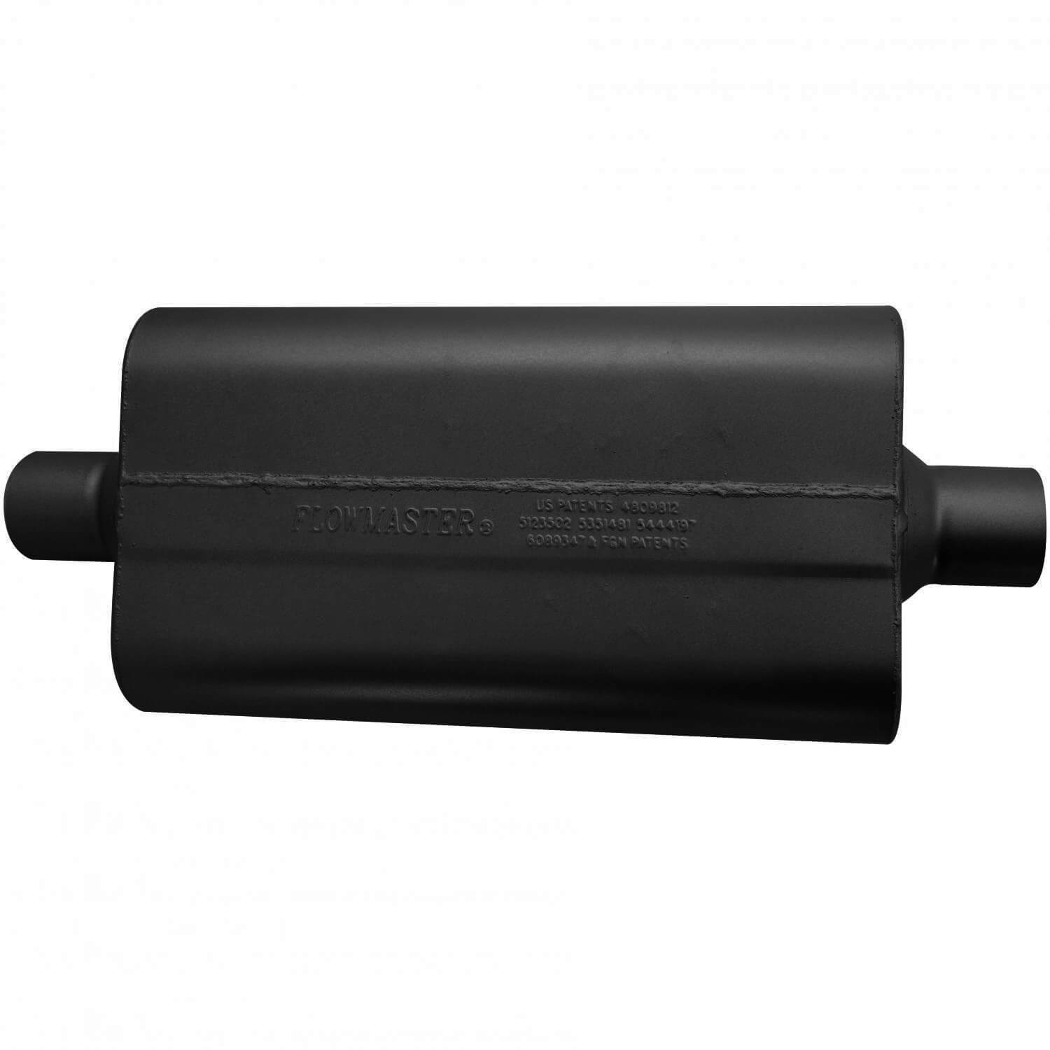 Flowmaster 942550 - 50 Series Delta Flow Chambered Muffler 50 Delta Flow 2.50 Center In 2.50 Center Out Moderate Sound Flowmaster 2