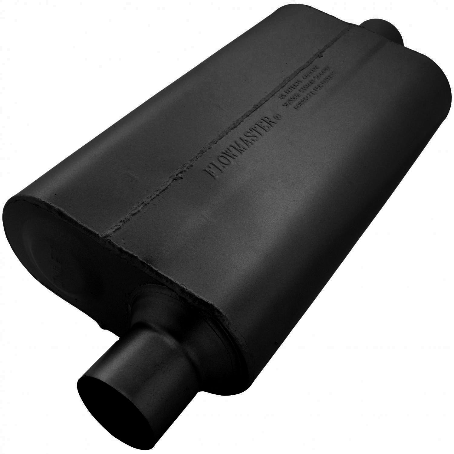 Flowmaster 942551 - 50 Series Delta Flow Chambered Muffler 50 Delta Flow 2.50 Offset In 2.50 Center Out Moderate Sound Flowmaster 1