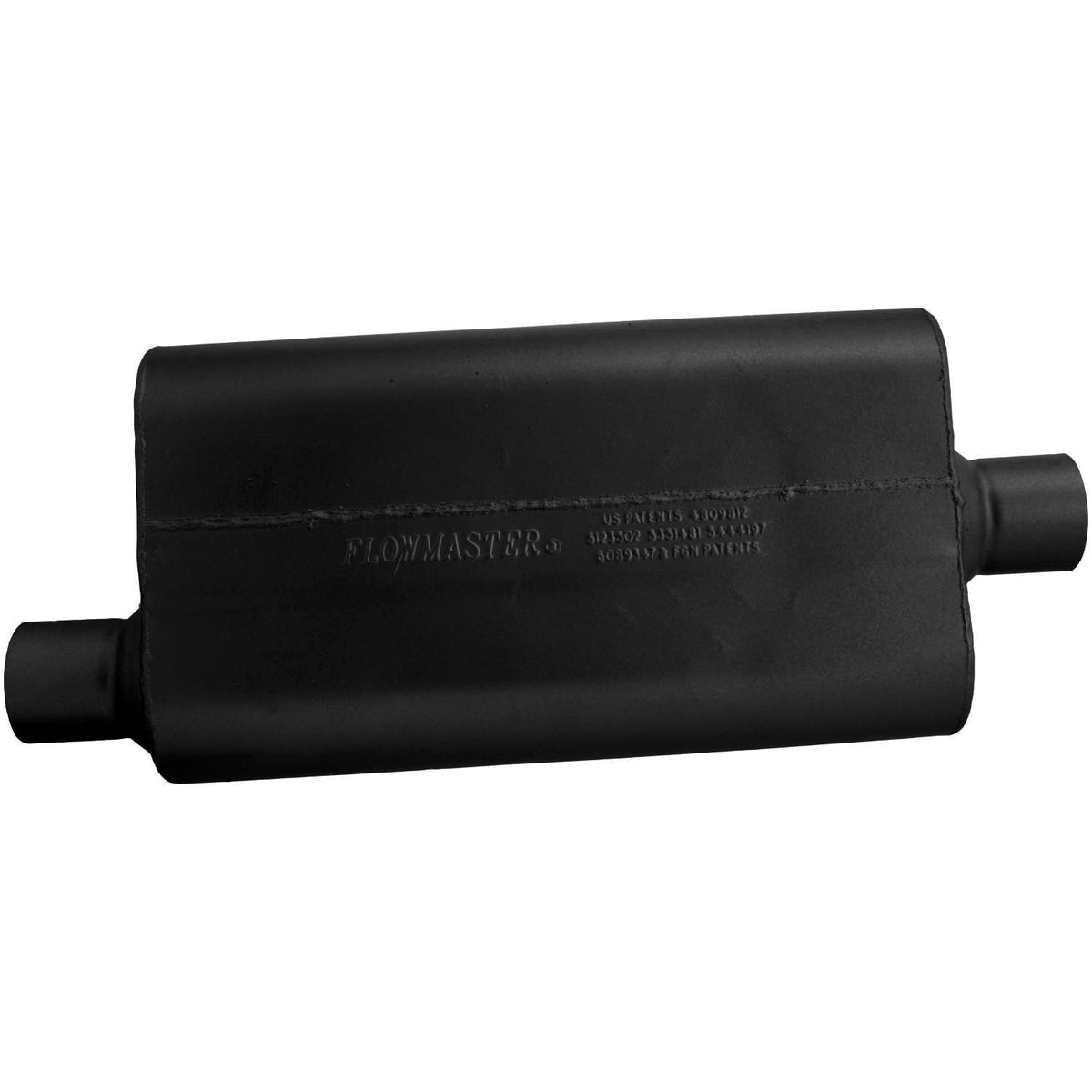 Flowmaster 942551 - 50 Series Delta Flow Chambered Muffler 50 Delta Flow 2.50 Offset In 2.50 Center Out Moderate Sound Flowmaster 2