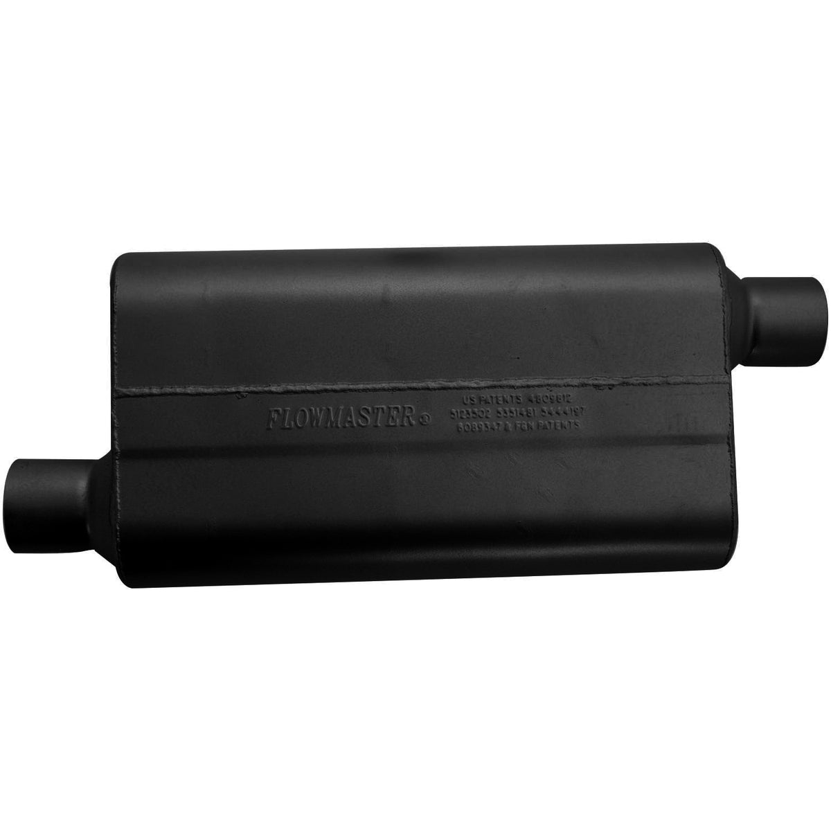 Flowmaster 942553 - 50 Series Delta Flow Chambered Muffler 50 Delta Flow 2.50 Offset In 2.50 Offset Out Moderate Sound Flowmaster 2