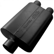 Flowmaster 9430402 - 40 Series Delta Flow Chambered Muffler 40 Delta Flow 3.00 Center In 2.50 Dual Out Aggressive Sound Flowmaster 4