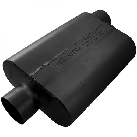 Flowmaster 943042 - 40 Series Delta Flow Chambered Muffler 40 Delta Flow 3.00 Center In 3.00 Offset Out Aggressive Sound Flowmaster 4