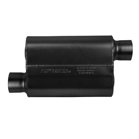 Flowmaster 943043 - 40 Series Delta Flow Chambered Muffler 40 Delta Flow 3.00 Offset In 3.00 Offset Out Aggressive Sound Flowmaster 2