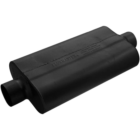 Flowmaster Exhaust Flowmaster 943050 - 50 Series Delta Flow Chambered Muffler 50 Delta Flow 3.00 Center In 3.00 Center Out Moderate Sound Flowmaster