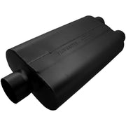 Flowmaster 9430502 - 50 Series Delta Flow Chambered Muffler 50 Delta Flow 3.00 Center In 2.50 Dual Out Moderate Sound Flowmaster 1