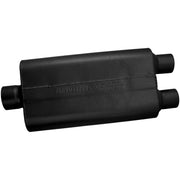 Flowmaster 9430502 - 50 Series Delta Flow Chambered Muffler 50 Delta Flow 3.00 Center In 2.50 Dual Out Moderate Sound Flowmaster 2