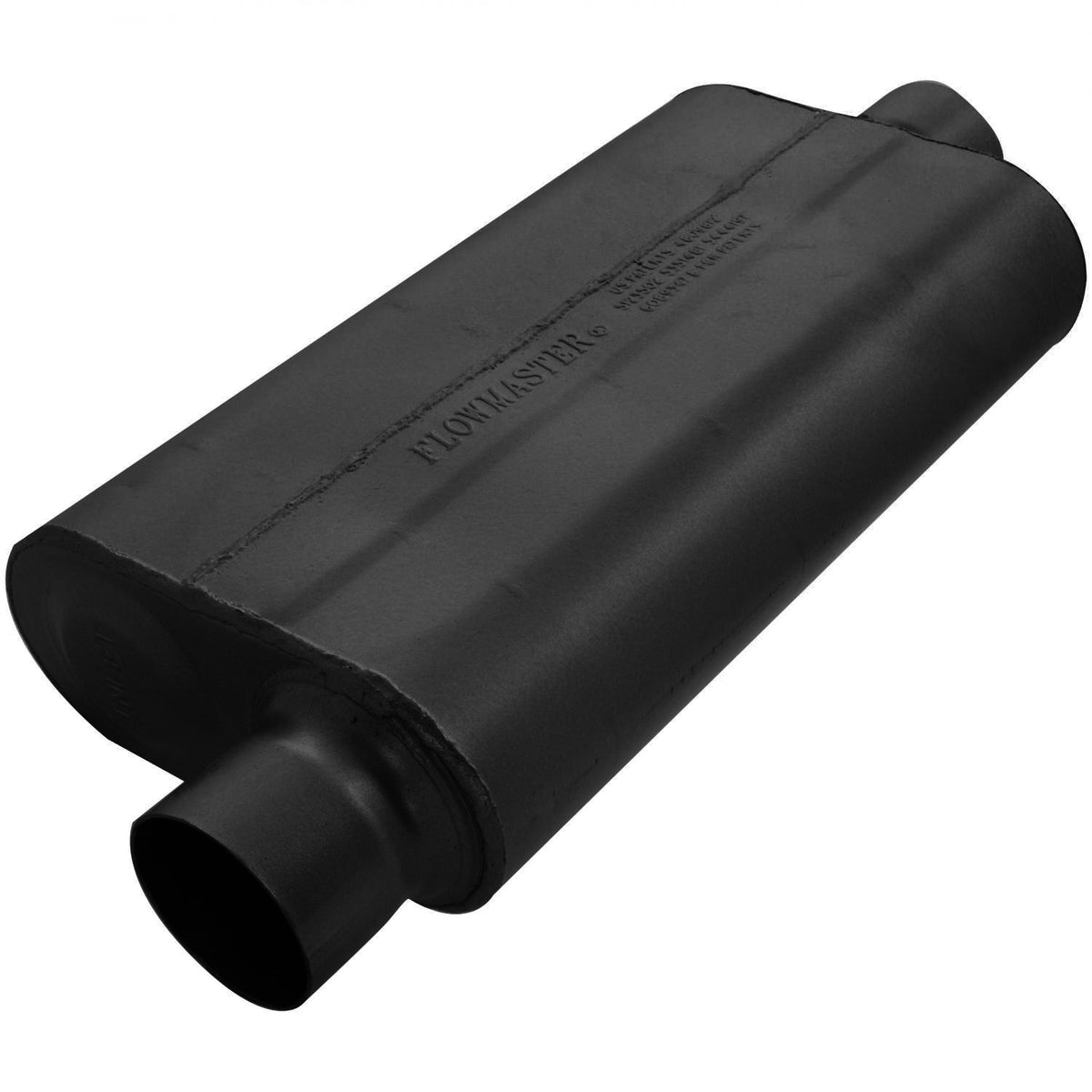 Flowmaster 943051 - 50 Series Delta Flow Chambered Muffler 50 Delta Flow 3.00 Offset In 3.00 Center Out Moderate Sound Flowmaster 4