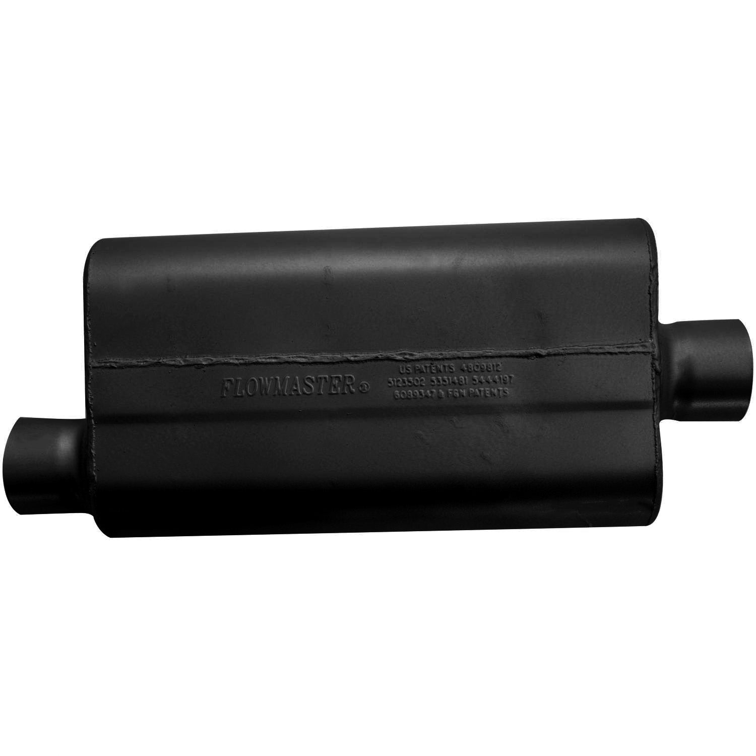 Flowmaster 943051 - 50 Series Delta Flow Chambered Muffler 50 Delta Flow 3.00 Offset In 3.00 Center Out Moderate Sound Flowmaster 2