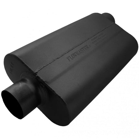 Flowmaster 943052 - 50 Series Delta Flow Chambered Muffler 50 Delta Flow 3.00 Center In 3.00 Offset Out Moderate Sound Flowmaster 1