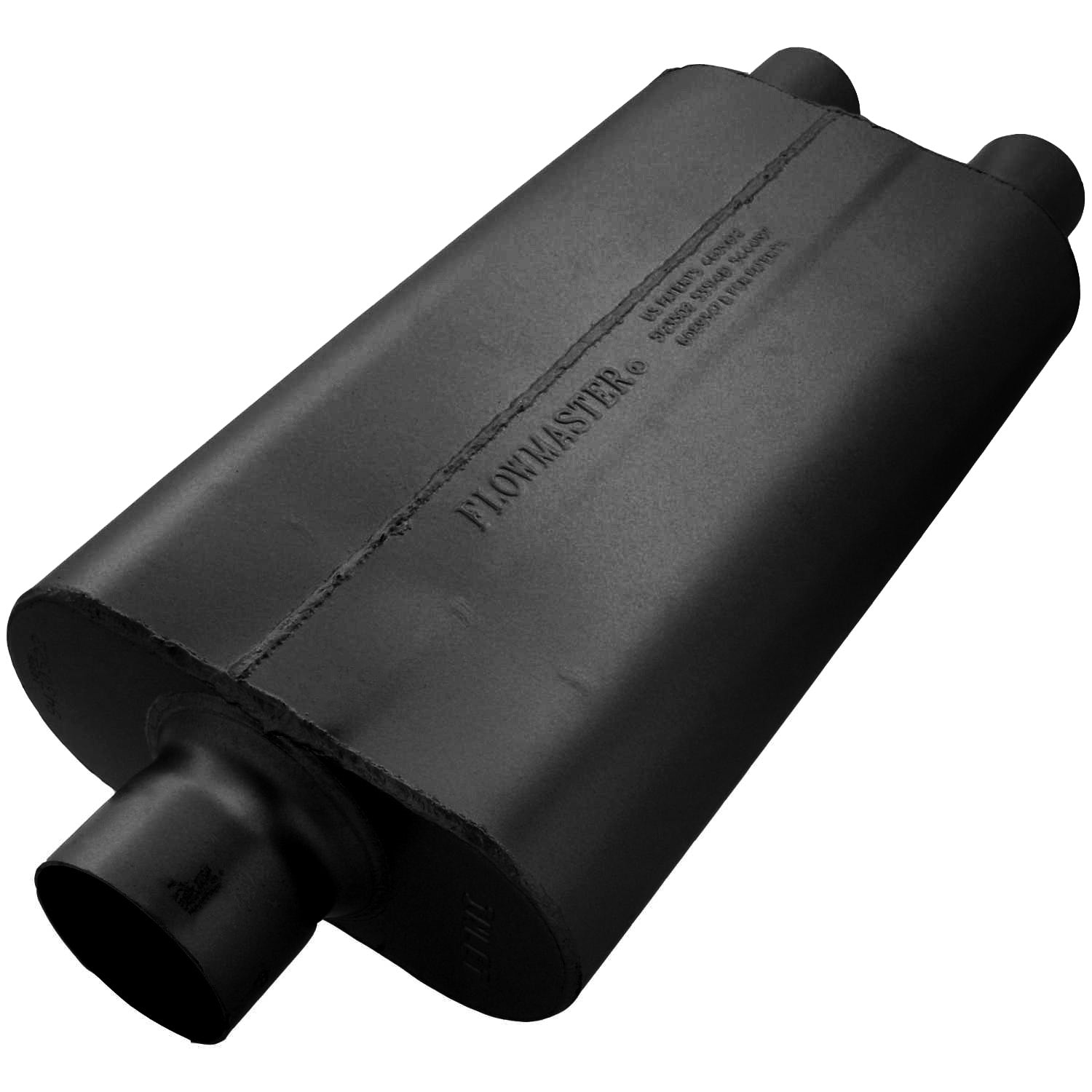 Flowmaster 9430522 - 50 Series Delta Flow Chambered Muffler 50 Delta Flow 3.00 Center In 2.25 Dual Out Moderate Sound Flowmaster 1