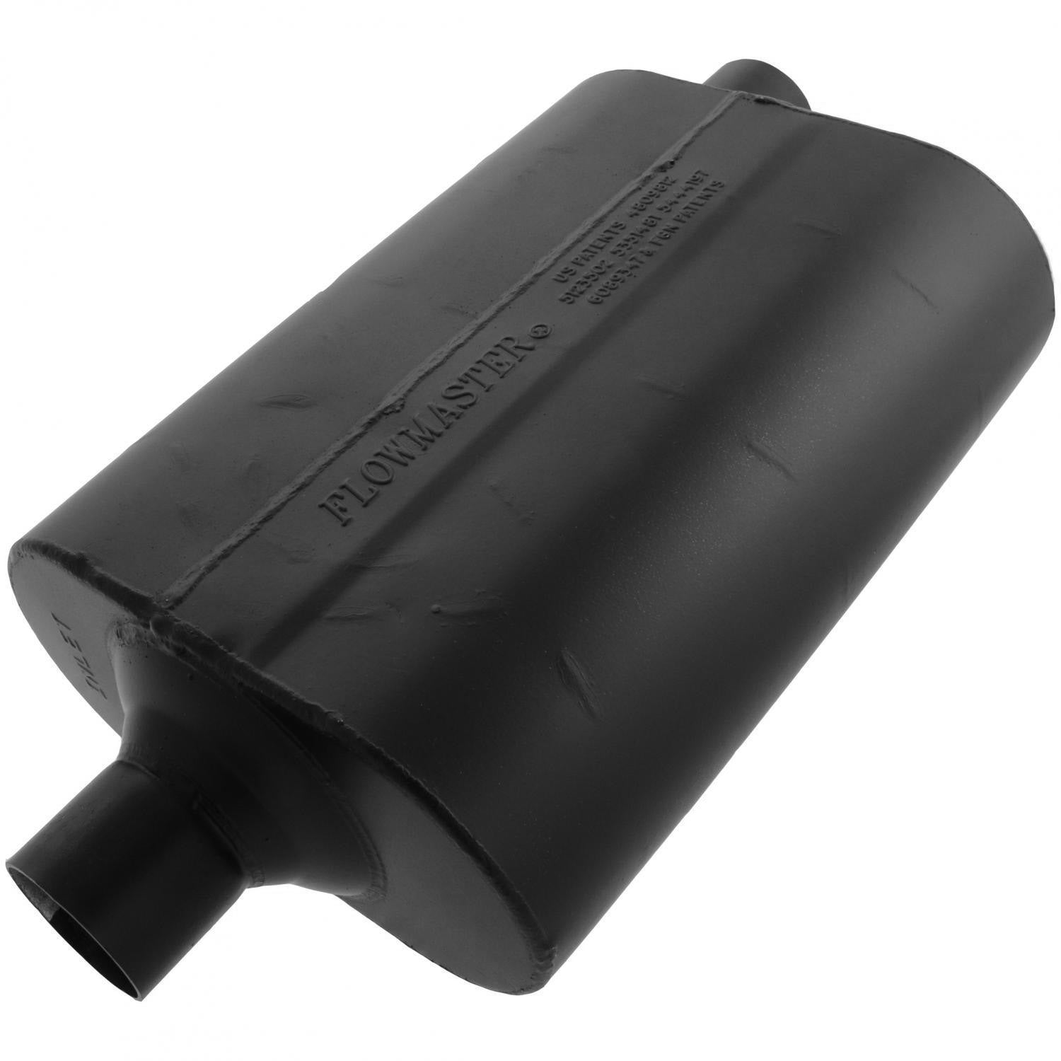 Flowmaster 952462 - 60 Series Delta Flow Chambered Muffler 60 Delta Flow 2.25 Center In 2.25 Offset Out Moderate Sound Flowmaster 1