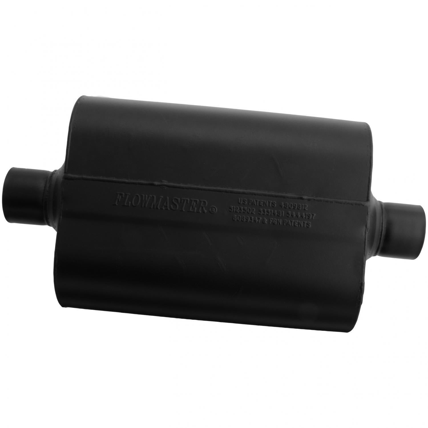 Flowmaster 952545 - Super 40 Series Chambered Muffler Super 40 2.50 Center In 2.50 Center Out Aggressive Sound Flowmaster 2