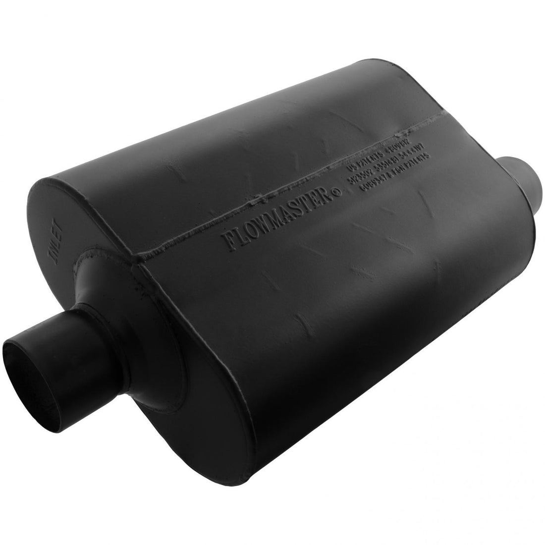 Flowmaster 952547 - Super 40 Series Chambered Muffler Super 40 2.50 Center In 2.50 Offset Out Aggressive Sound Flowmaster 4