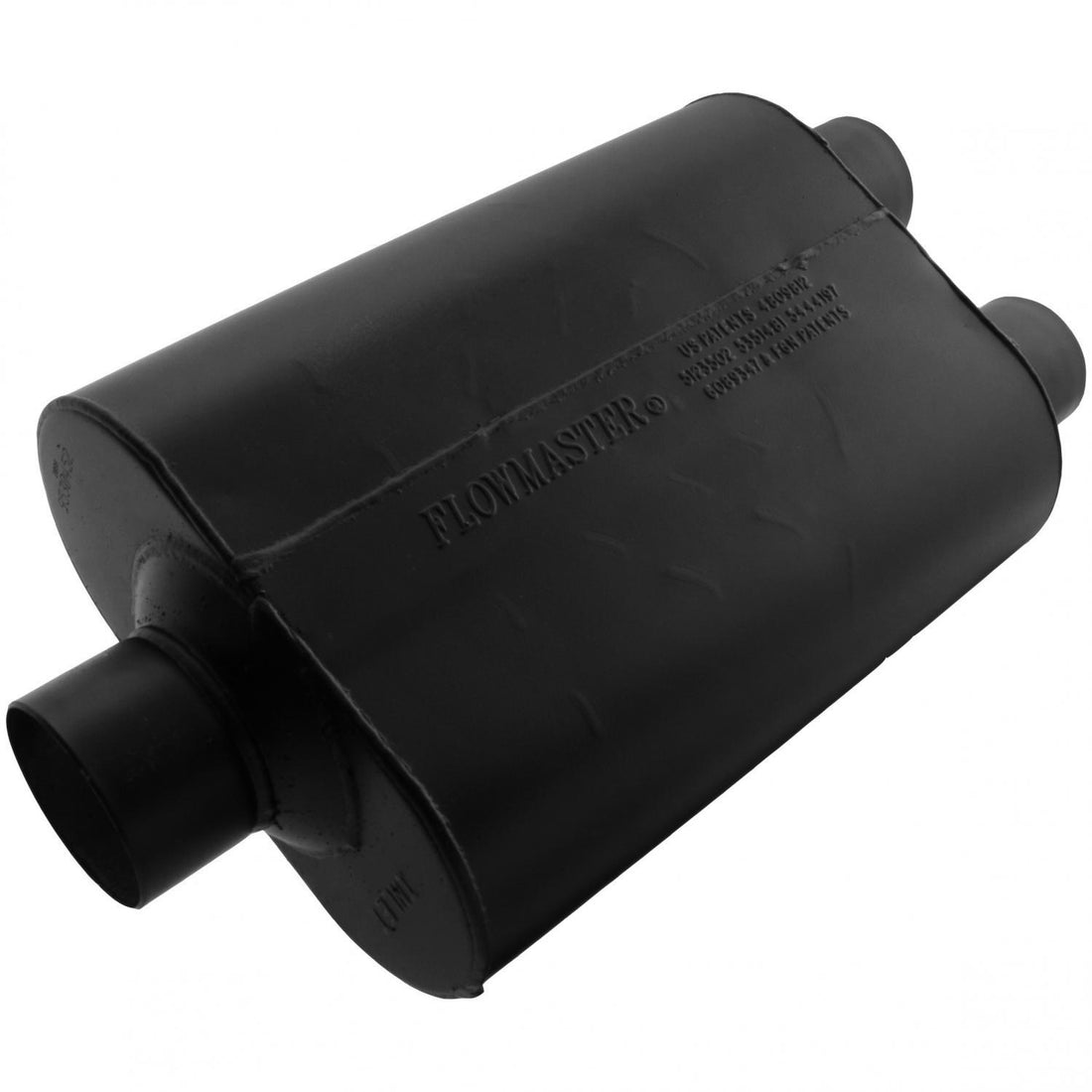 Flowmaster 9530452 - Super 40 Series Chambered Muffler Super 40 3.00 Center In 2.50 Dual Out Aggressive Sound Flowmaster 1